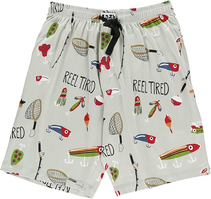 Lazy One Pajama Shorts for Men, Men's Pajama Bottoms, Sleepwear