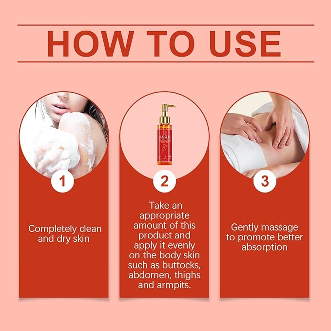 Magic Body Firming Oil for Crepe Skin, 8 Natural Plant Cold-Pressed Oils, Hydrating Care for Full Body that Plumps, Tightens, and Nourish Dry Skin, After Shower Body Oil for Women