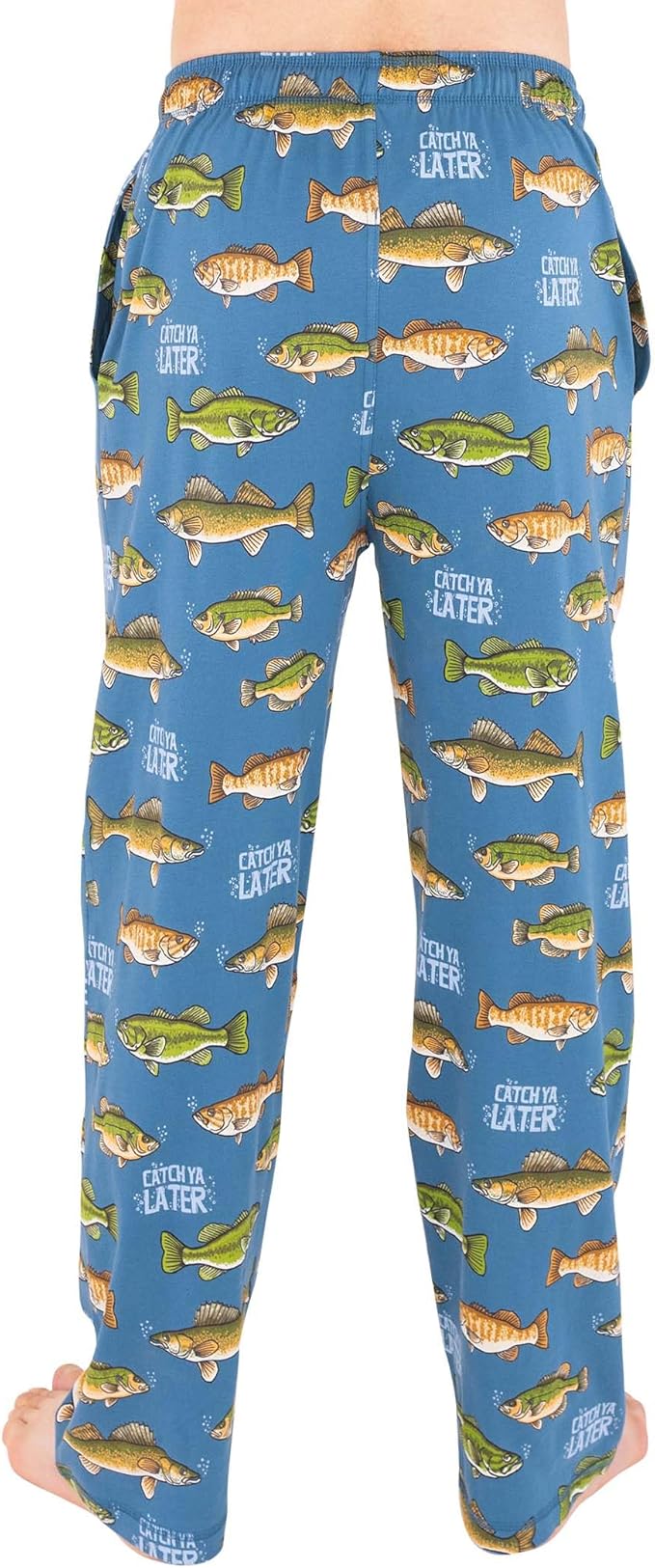 Lazy One Funny Ocean Pajama Pants For Men, Men's Separate Bottoms, Lounge Pants, Fishing PJs