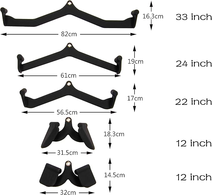 Multifunctional Home Gym System Workout Station Multiple Grip Handles, 5-Piece Combo, New Package