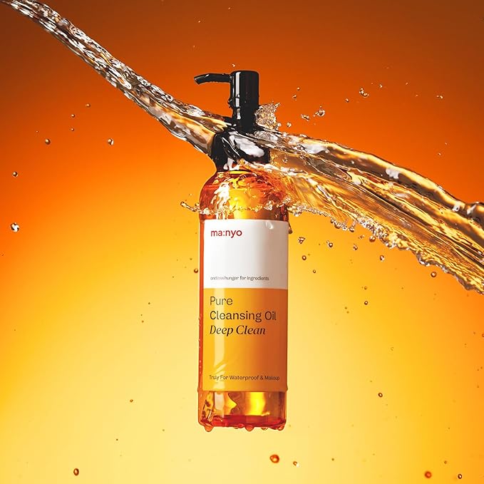 ma:nyo Pure Cleansing Oil Korean Facial Cleanser, Blackhead Melting, Daily Makeup Removal with Argan Oil, Korean Skin care 6.76 fl oz (200ml)