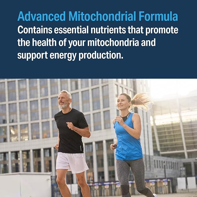 Advanced Bionutritionals – Advanced Mitochondrial Formula Support Supplement, Healthy Aging, Repair, Energy Optimizer with CoQ10, PQQ, Alpha Lipoic Acid, Gluten Free, Vegan, Non GMO (60 Tablets)
