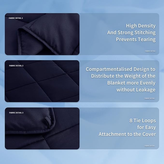 Topcee Weighted Blanket (25lbs 88"x104" Cal King Size) Soft Cooling Heavy Blanket Sleeping, Apply to 240-260 lbs Body, Thick Breathable Blanket with Glass Bead, Easy Care