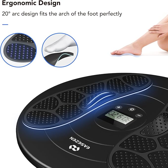 Foot Massager for Neuropathy, TENS & EMS Foot Circulation Stimulator for Pain Relief, 10 Modes and 20 Intensities, Relieve Swelling, Cramps, RLS & Plantar Fasciitis, Gifts for Mom Dad