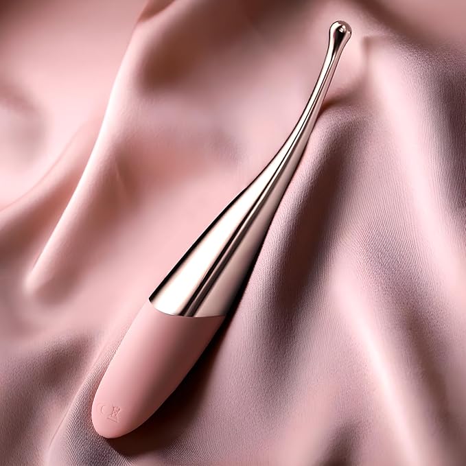 CHARMING Personal Wand Massager with Waterproof Vibration for Full Body Massage Use, Promotes Essence Absorption, Relieves Fatigue - Pink