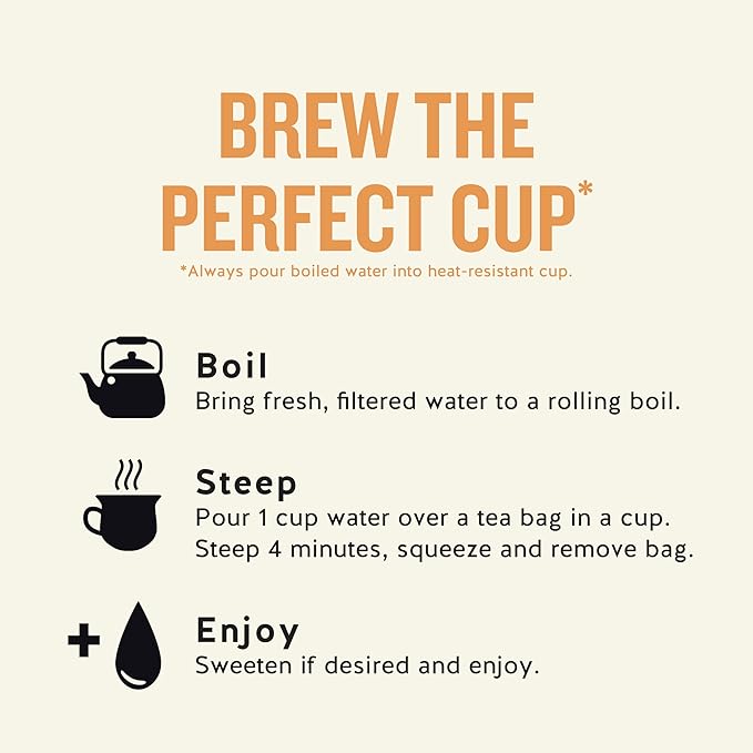 Celestial Seasonings Sleepytime Herbal Tea, Peach, Caffeine Free Sleep Tea, 20 Tea Bags Per Box (Pack of 6)