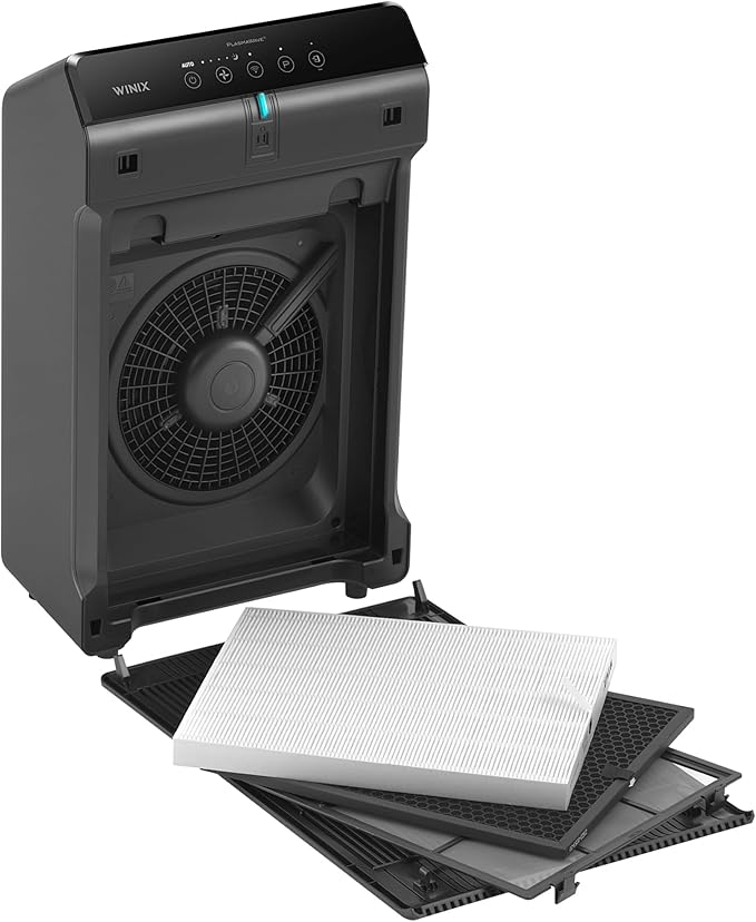 WINIX 5510 Air Purifier (New Generation of 5500-2 with App Support) for Home Large Room Up to 1881 Ftยฒ in 1 Hr, True HEPA, High Deodorization Carbon Filter and Auto Mode, Captures Pet Allergies, Smoke