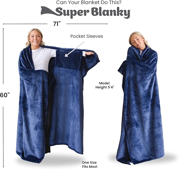 Wearable Blankets for Women, Adult Wearable Blanket Men, Top Christmas Gifts for Women, Wife Birthday Gift Ideas