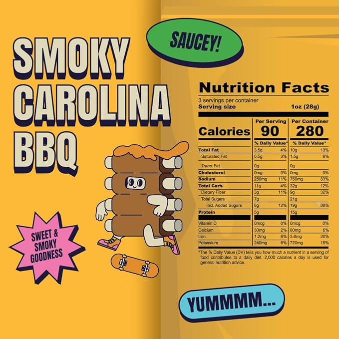 Louisville Vegan Jerky Co. Limited Variety Bundle Vegan Jerky 3 oz. 5 pack (Smoky Carolina BBQ, Buffalo Hot Wing, Maple Bacon, Smoked Black Pepper, General Tso)
