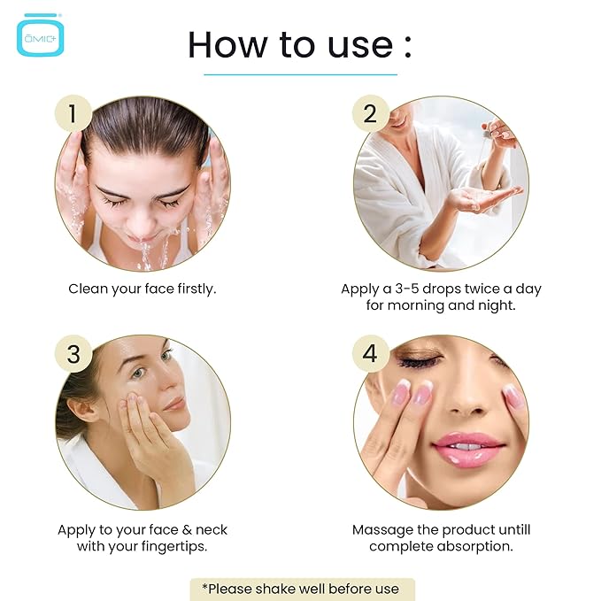 OMIC, Retinol Serum for Face | 1 fl oz / 30 ml | Reduce, Wrinkle, Dark Circles, Dark Spots Corrector | with Vitamin A, Vitamin E and Hyaluronic Acid | Made in USA