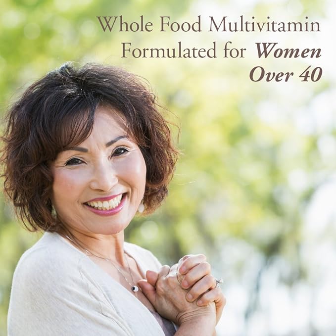 Garden of Life Multivitamin for Women 40 Plus, Organics Womens Vitamins, Hormone & Breast Health Support Blend, Vegan, 120 Tablets