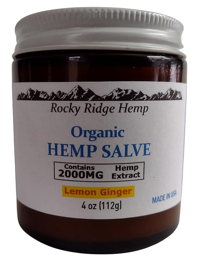 2000MG Organic Salve MADE IN USA All Natural Balm with Omega Oils