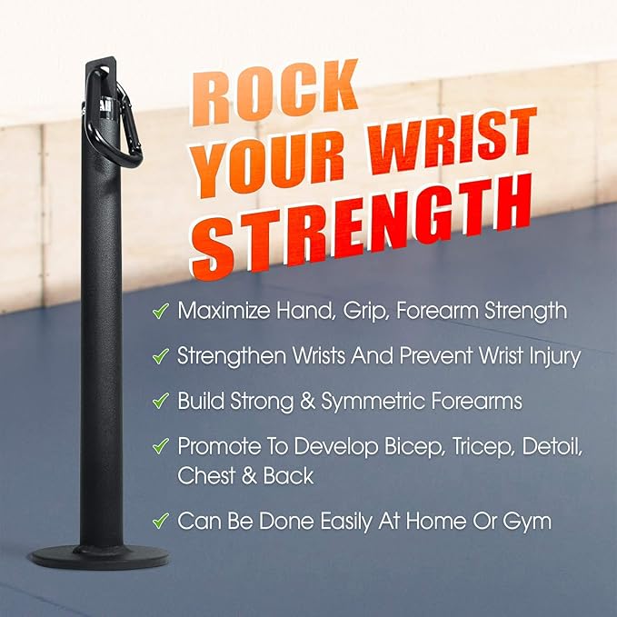 Yes4All Cable Machine Attachment, Double D Hanlde & Tricep Rope Cable Attachment, Weight Machine Accessories Load 880 LB for Home Gym