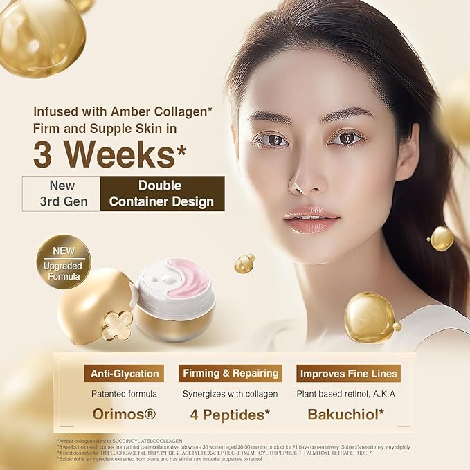 COCOCHI Facial Mask for Dry Skin & Fine Line, Hydrating Cream Face Mask by Peptide, Collagen & Stem Cell for Skin Firming, Face Masks for Women from Japan, Paraben Free, AG Ultimate Cream Mask, 3.8 Oz
