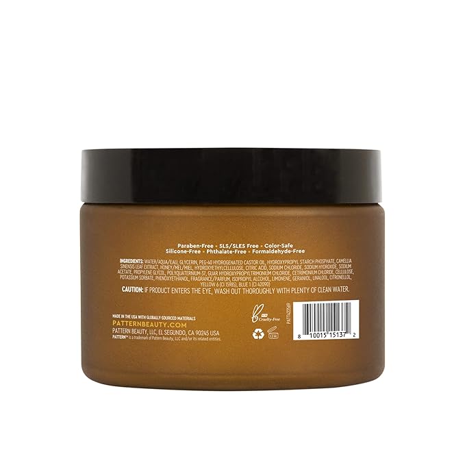 PATTERN Beauty by Tracee Ellis Ross Breakage Barrier Mask formerly Transition Mask w Moisturizing Manuka Honey & White Tea for Curly Hair 3a-4c