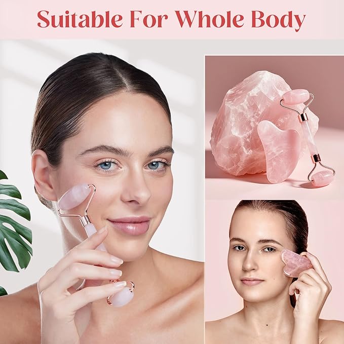 Birthday Gifts for Women - Luxurious Self Care Relaxation, Christmas, Holiday, Valentines Day Gift Ideas for Her, Friends, Wife, Mom, Daughter, Sister, Aunt, Unique Pink Beauty Gift Set