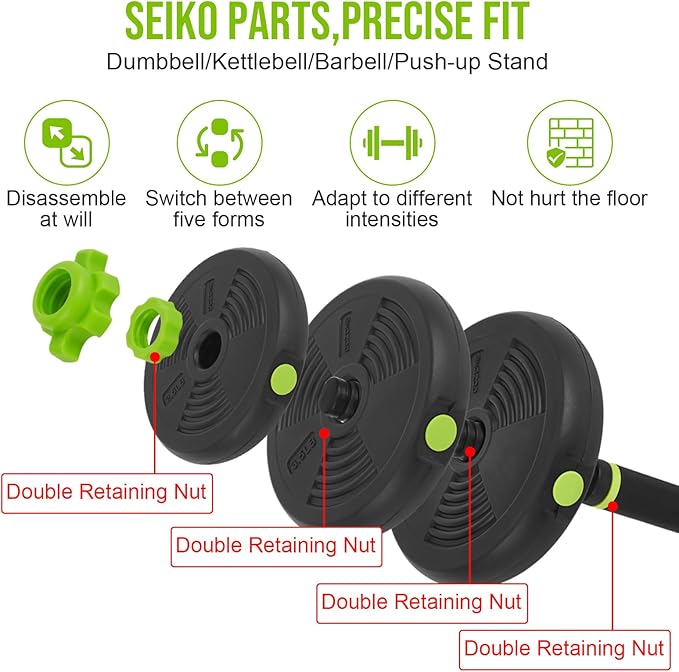 Adjustable Dumbbell Set, Adjustable Weights 30/44 /66/88 LBS Free Weight Set for Home Gym