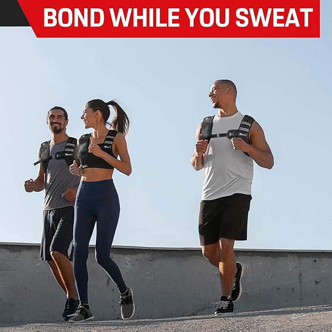 Weighted Vest for Men & Women, 5lbs/10lbs/15lbs/20lbs Weight Vest, Perfect for Running, Walking, Fitness, and Strength Training