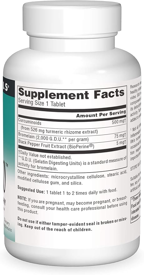 Source Naturals Turmeric, 500 mg - 120 Tablets