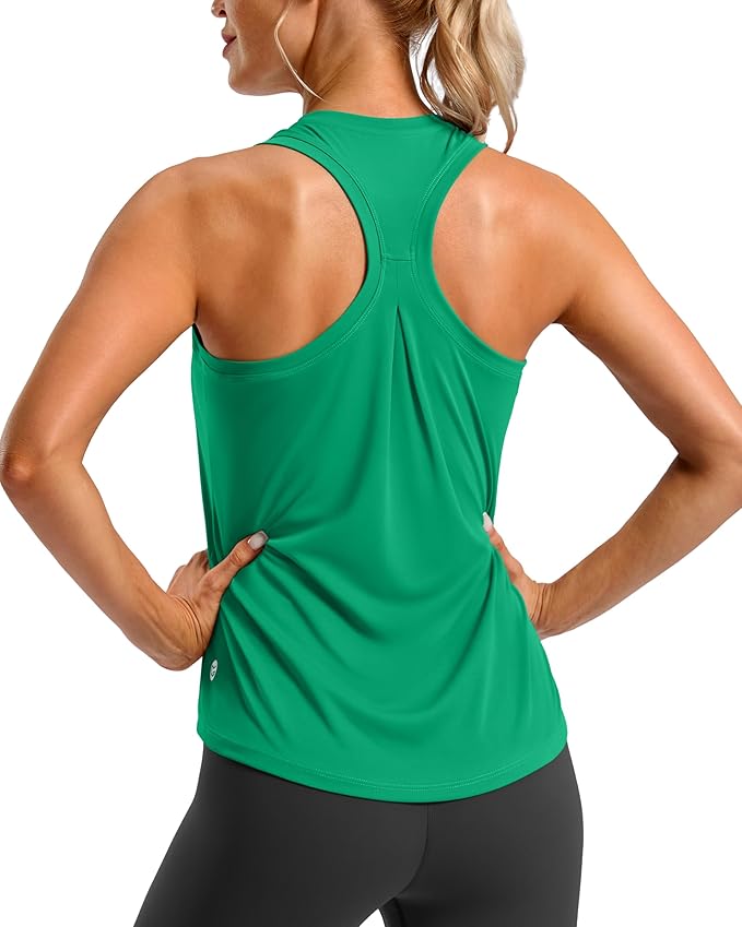 G Gradual Women's Workout Tank Tops Racerback Athletic Yoga Tops Loose Fit Sleeveless Running Gym Sports Shirts for Women