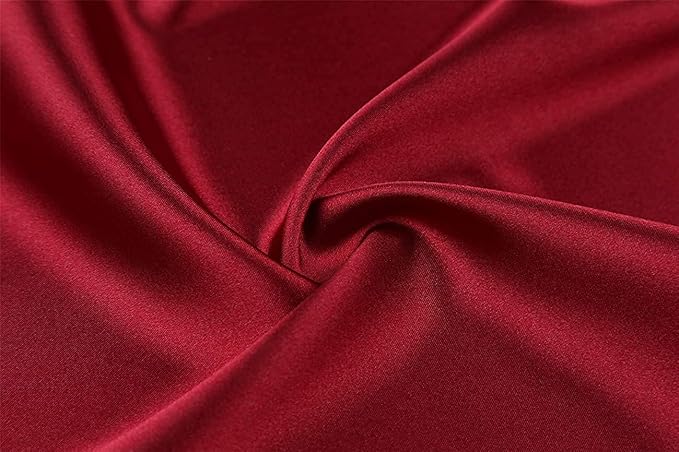 Women's Pure Short Silky Robes Bridesmaid Bride Party Satin Robes Sleepwear