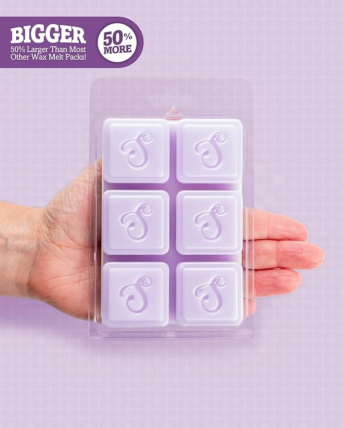 Shortie's Candle Company Floral Wax Melts Variety 5 Pack - Formula 117-5 Highly Scented 3 Oz. Bars - Made with Natural & Essential Oils - Flower Warmer Wax Cubes