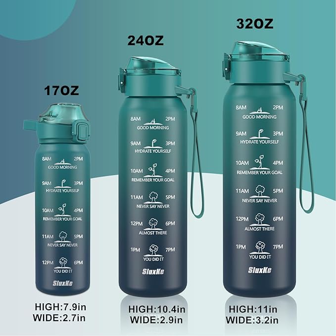 32oz Insulated Water Bottle with 2Lids(Straw Lid & Spout Lid), 1000ml Stainless Steel Water Bottle Double Walled Leakproof, Reusable Metal Bottle Keep Cold & Hot for Men, Women BLUE BLUE