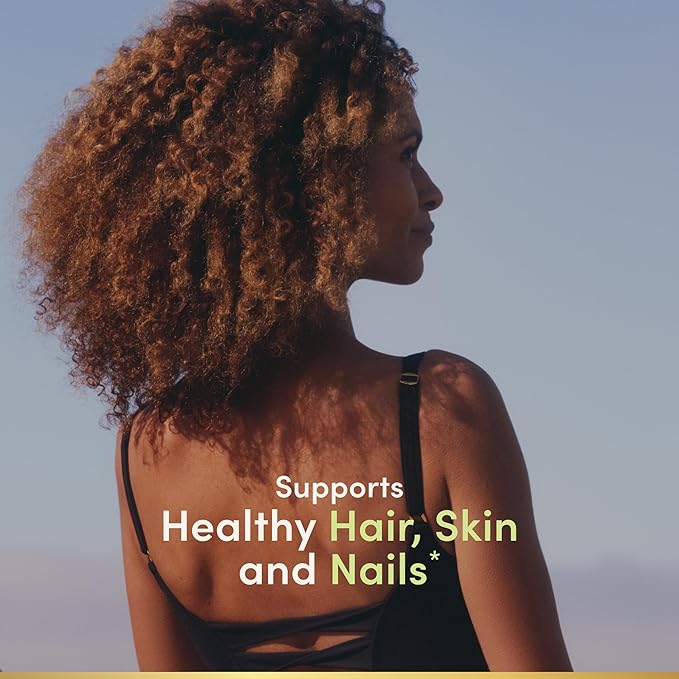 Nature's Bounty Biotin, Supports Metabolism for Cellular Energy and Healthy Hair, Skin, and Nails, 5000 mcg, 72 Softgels
