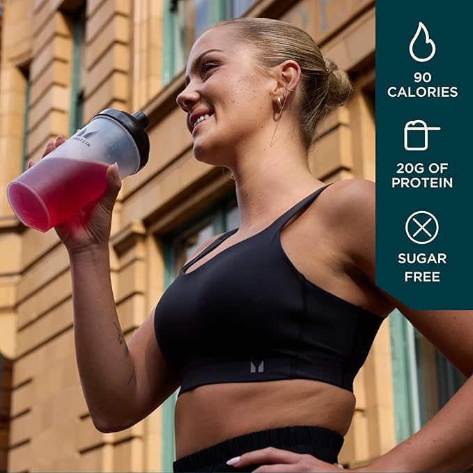 Myprotein Clear Whey Isolate Protein Powder, 1.1 Lb (20 Servings) Tropical Dragonfruit, 20g Protein per Serving, Naturally Flavored Drink Mix, Daily Protein Intake for Superior Performance
