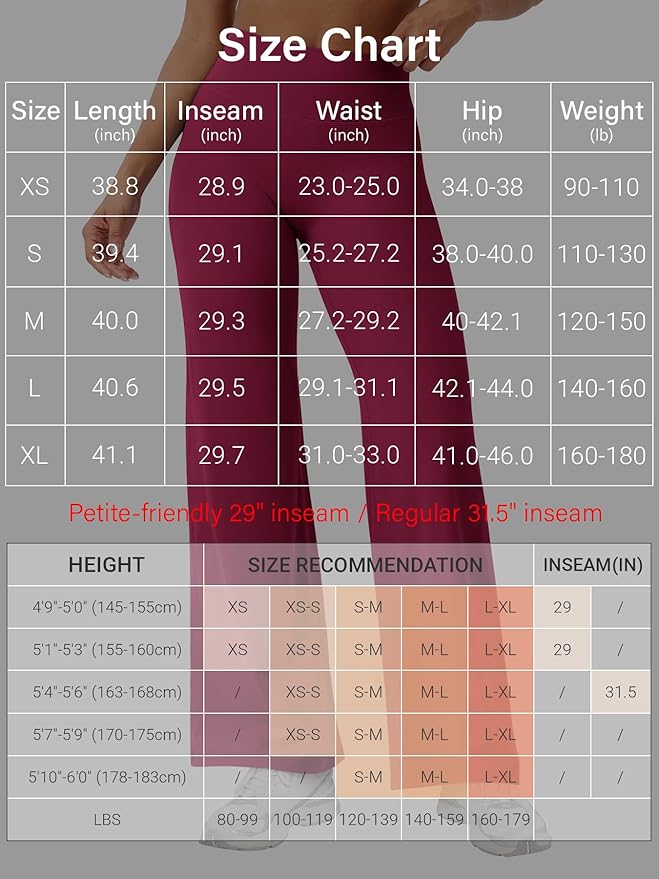 YEOREO Workout Leggings Womens No Front Seam Straight Leggings 29" / 31.5" / 33" High Waist Buttery Eddiy Gym Yoga Pants