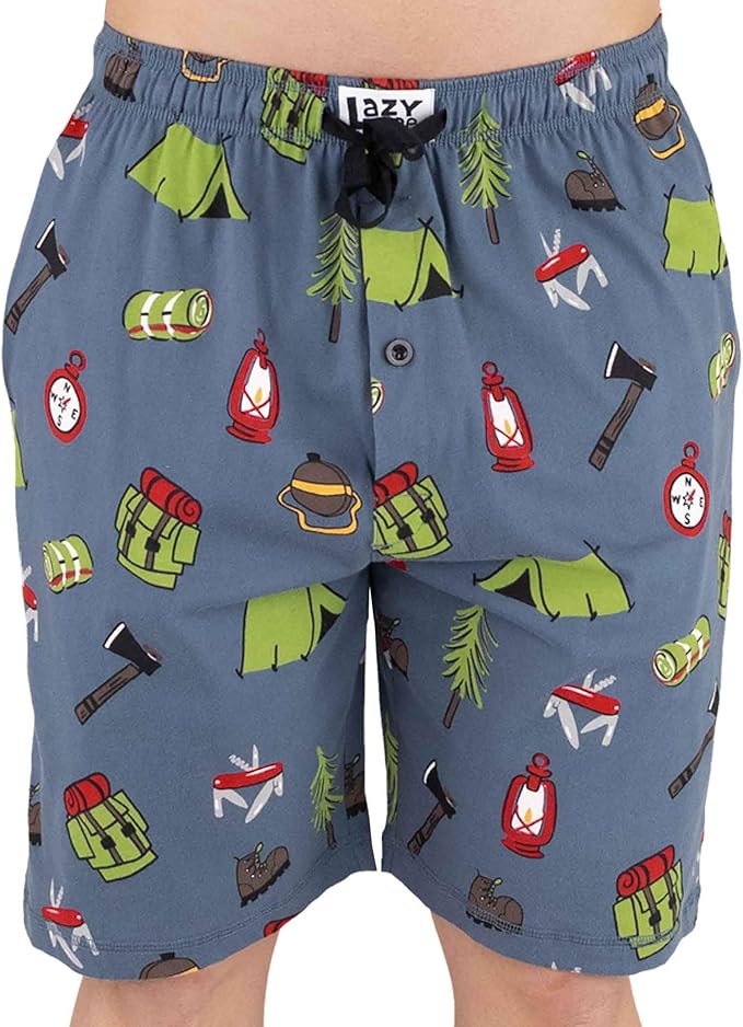 Lazy One Pajama Shorts for Men, Men's Pajama Bottoms, Sleepwear