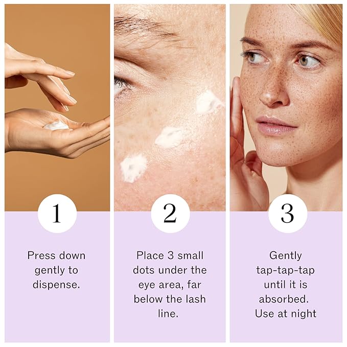 LilyAna Naturals Eye Cream - Eye Cream for Dark Circles and Puffiness, Under Eye Cream, Anti Aging Eye Cream Reduce Fine Lines and Wrinkles (1.0 Ounce, Retinol)