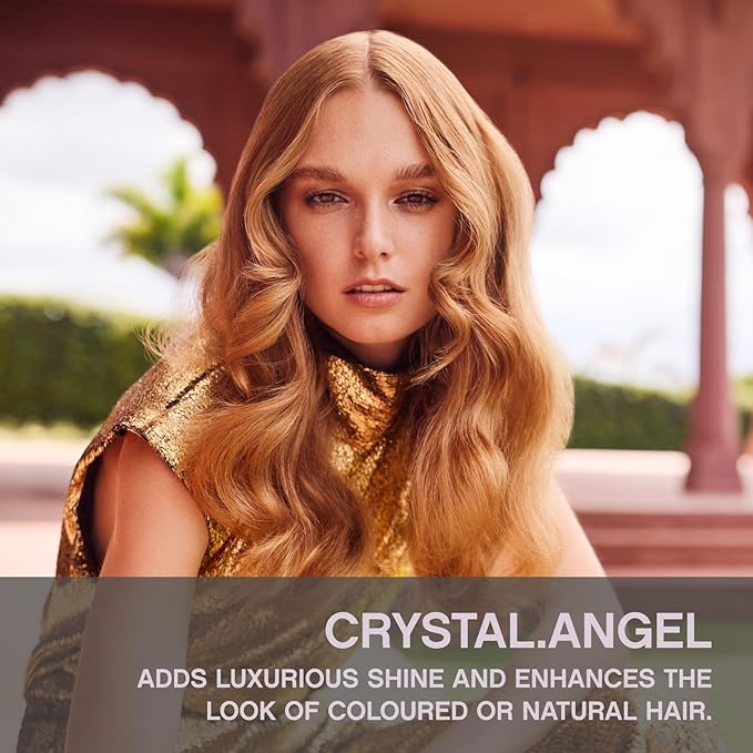 KEVIN.MURPHY CRYSTAL.ANGEL - Colour Shine Hair Treatment - For Colour Gloss - For Coloured or Natural Hair - For Blonde & White Tones - Hair Repair & Shine - 250 mL / 8.4 fl oz