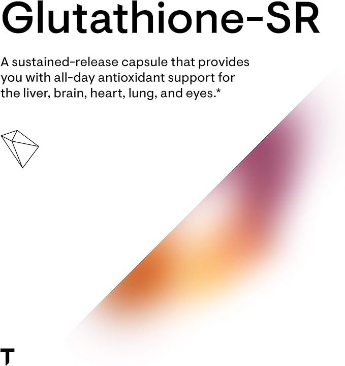 THORNE - Glutathione-SR - Sustained-Release Glutathione for Antioxidant Support* - 60 Capsules