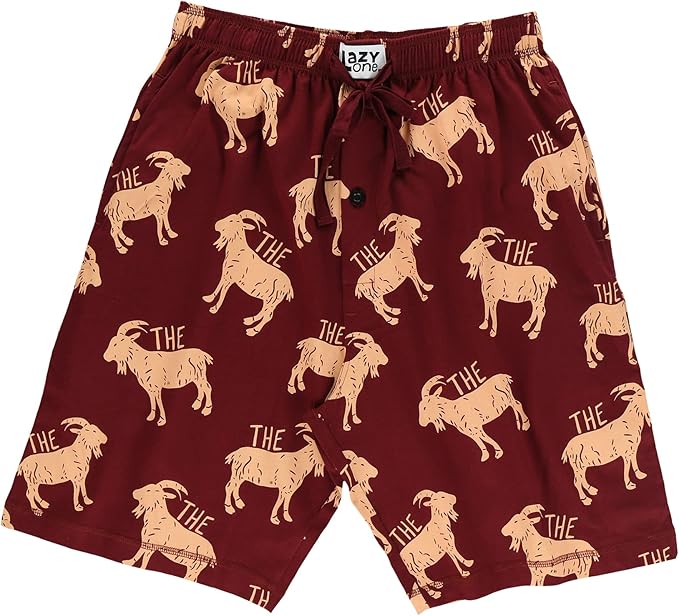 Lazy One Pajama Shorts for Men, Men's Pajama Bottoms, Sleepwear