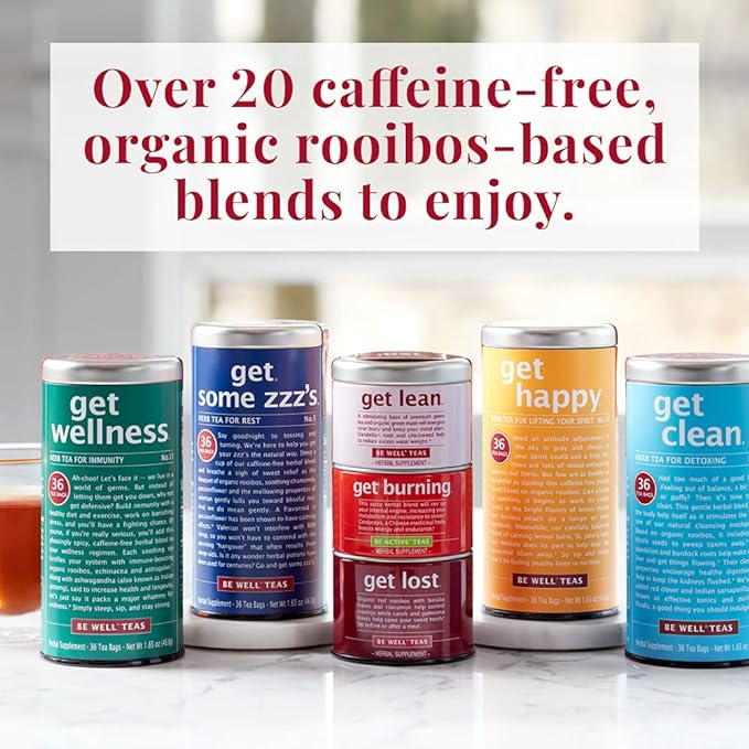 The Republic of Tea, Get Some Zzz’s – No. 5 Herb Tea for Rest, No Caffeine, 250 Tea Bags