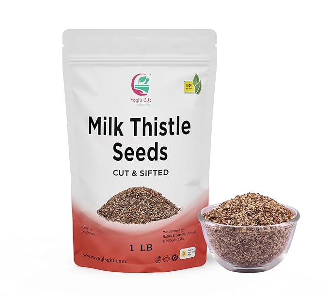 Milk Thistle Tea (Seeds) 1 LB | Promotes Liver Health | Loose Bulk Bag | by Yogi's Giftยฎ
