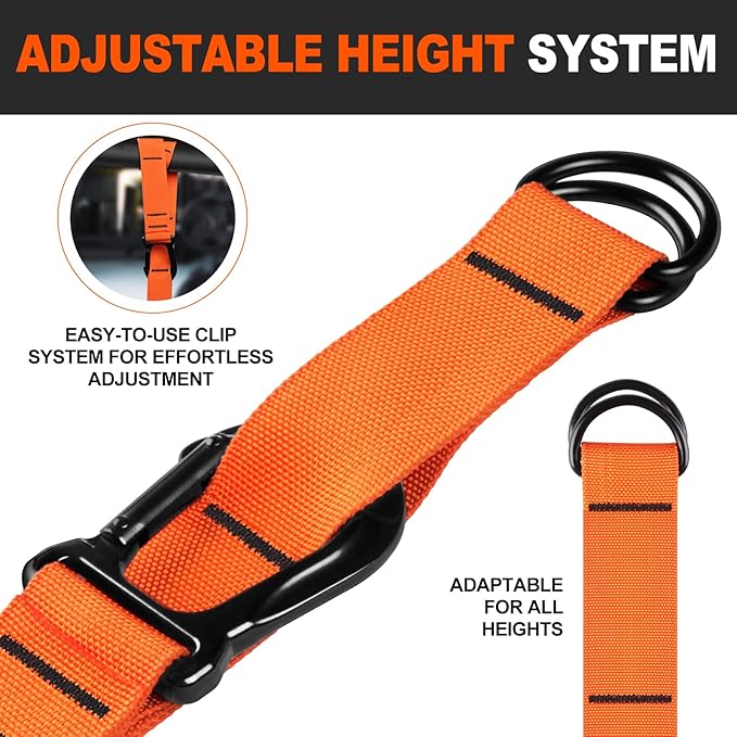 Pull Up Assistance Bands Set - 4 Heavy Duty Resistance Bands 300lbs, Adjustable Weight/Size with Footrest for Home Gym Strength Training
