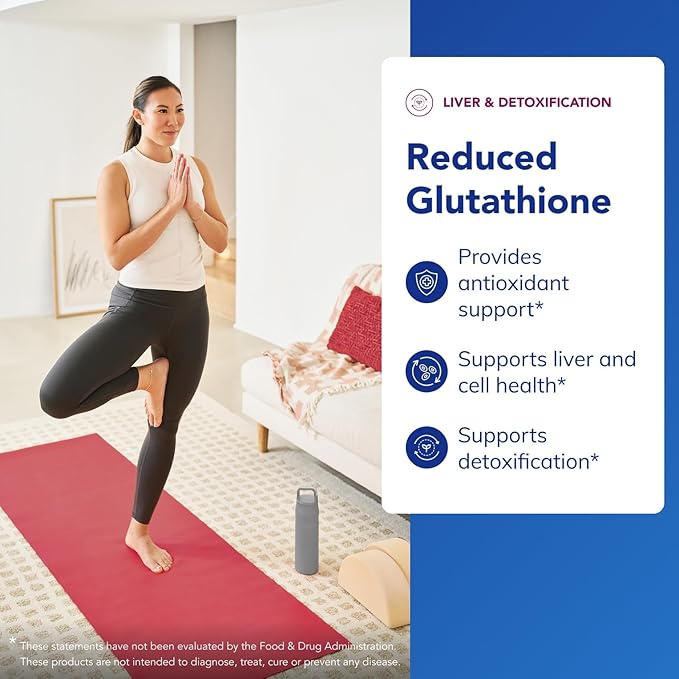 Pure Encapsulations Reduced Glutathione | Hypoallergenic Antioxidant Supplement to Support Liver and Cell Health* | 60 Capsules