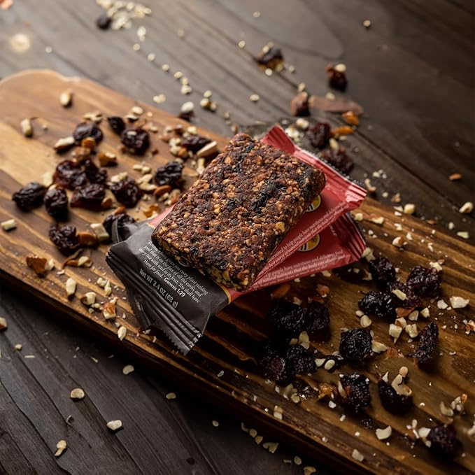 EatToHeal Cherry Real Food Bar - Organic Vegan Healthy Gluten Free Protein Bars - Low Sugar Meal Replacement Bar, Non GMO, Never Baked, Plant Based - Crafted to Enjoy, Not Sit on Shelves
