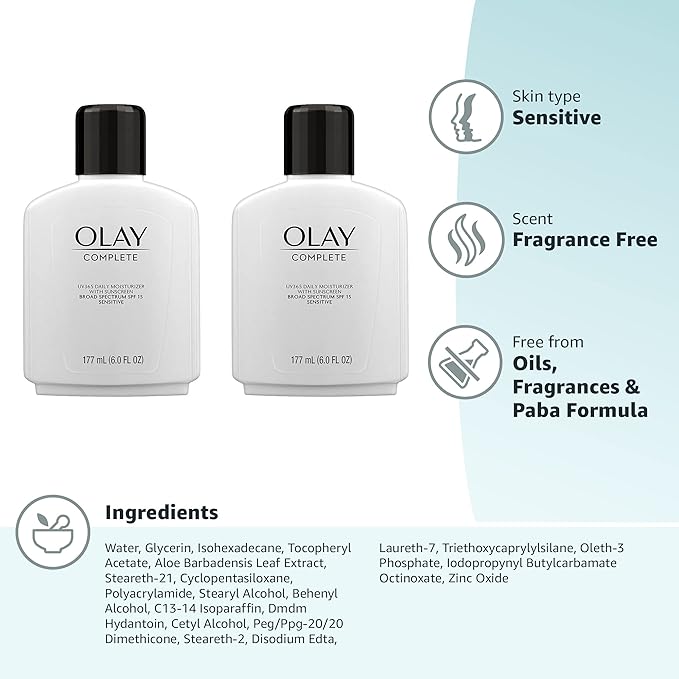 Olay Complete Lotion Moisturizer with Sunscreen - SPF 15 - 6 fl oz