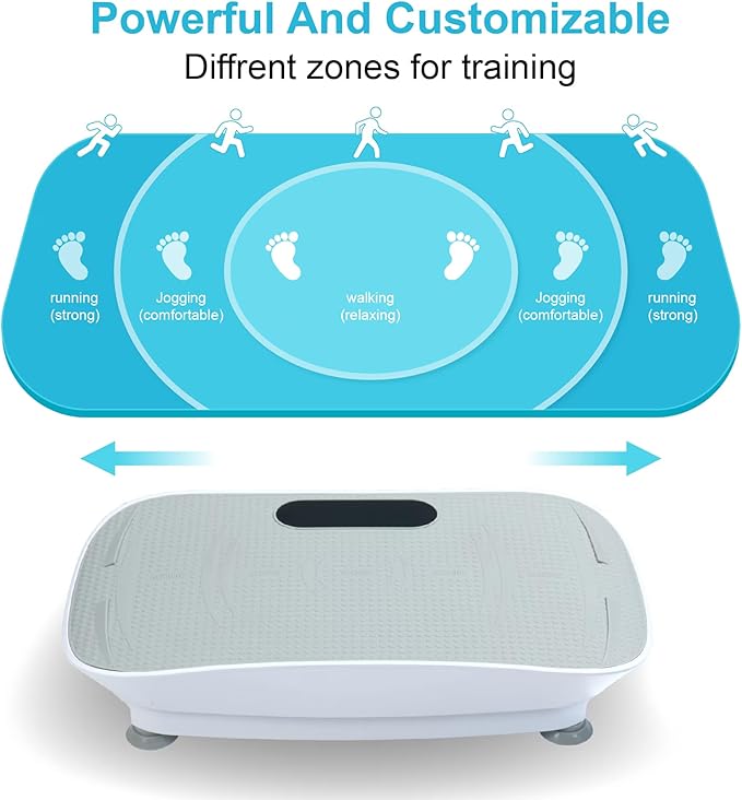 Smart Auto Vibration Plate – 10-Level Silent Shaker Machine for Weight Loss, Toning & Massage | No-Remote Patented Start-Stop, Quiet Motor, 10-Min Auto Workout for Unisex