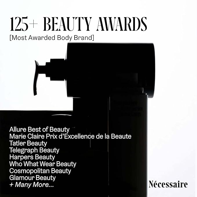 Nécessaire The Body Wash Eucalyptus — Multi-Oil Shower Gel Cleanser for Women + Men — Non-Comedogenic Body Wash with Niacinamide. 500ml/16.9 fl oz