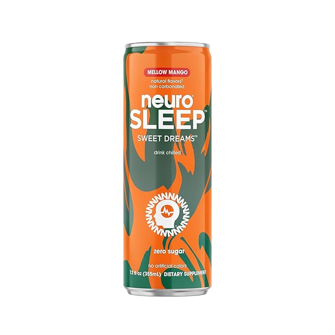 Neuro Sleep Mellow Mango, 12 Fl Oz Can (Pack of 12)
