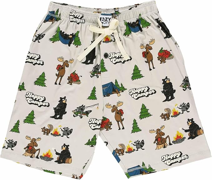 Lazy One Pajama Shorts for Men, Men's Pajama Bottoms, Sleepwear