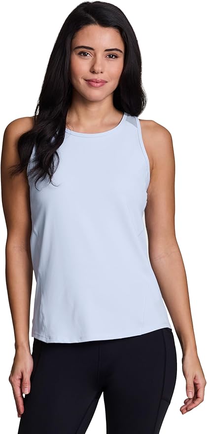 RBX Active Women's Workout Top with Breathable Mesh Panels, Quick Drying Gym Running Tank Top with Plus Sizes