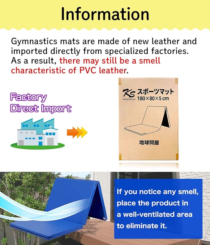 Gymnastics Mat Folding Stretch Mats 71"x31"x2" Exercise Muscle Training Children Play Horizontal Bar Mat Yoga Sports Soundproof Home Use
