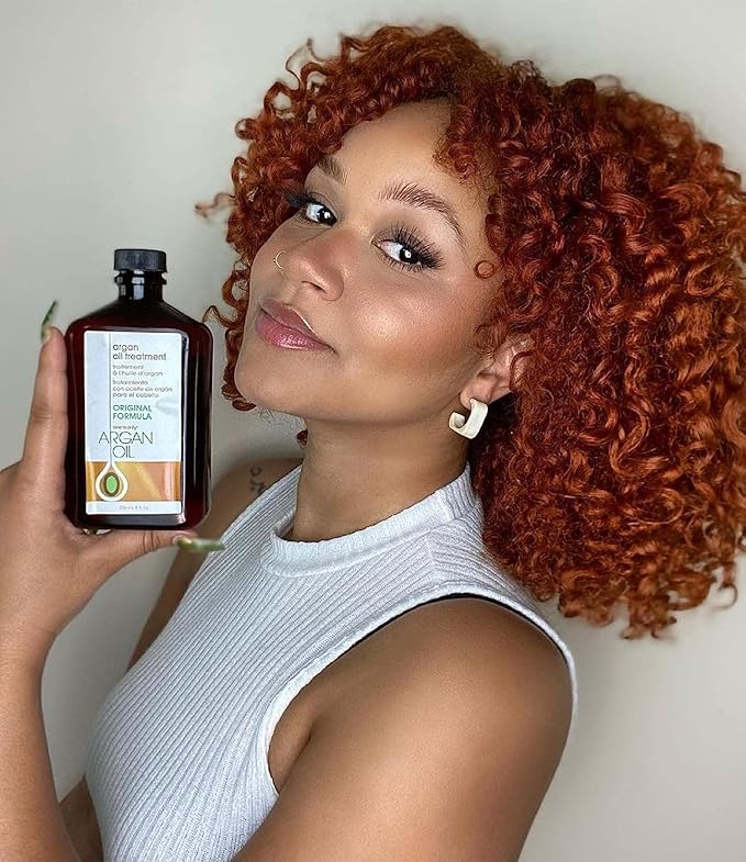 One 'n Only Argan Oil Hair Treatment - Lightweight & Hydrating Hair Oil for Natural, Wigs & Extensions - Shine Enhancing, Heat Protectant & Frizz Control (3.4 oz, 4pk)