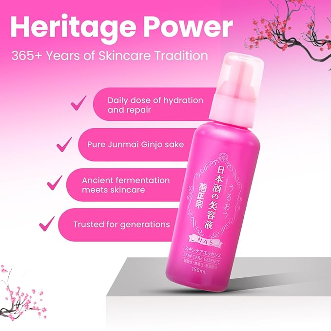 Kikumasamune Organic Vitamin C Face Serum for Women & Men, Anti Aging Niacinamide Serum for Face, VITAMIN C SERUM for FACE with Sake Rice Extract, Ceramides & Amino Acids from Japan Skincare 5.1 Fl Oz