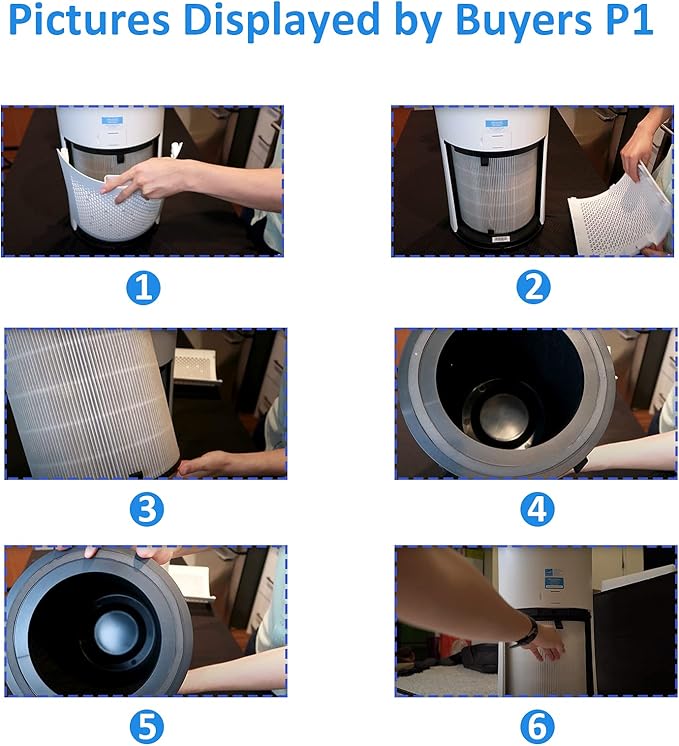 for LEVOIT LV-H133 Air Purifier Replacement Filter Set -True and Activated Carbon Filters -Compatible with Tablenco LV-H133-RF Filter Set for 3-in-1 LV-H133 Air Purifier